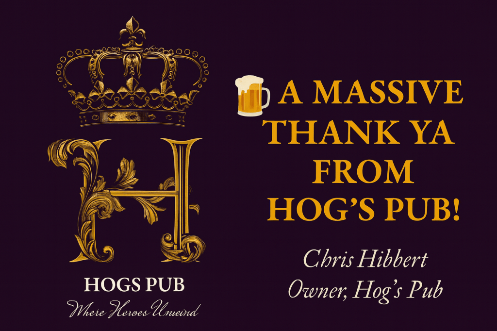 🍻 A Massive Thank Ya from Hog’s Pub!&nbsp;🍻